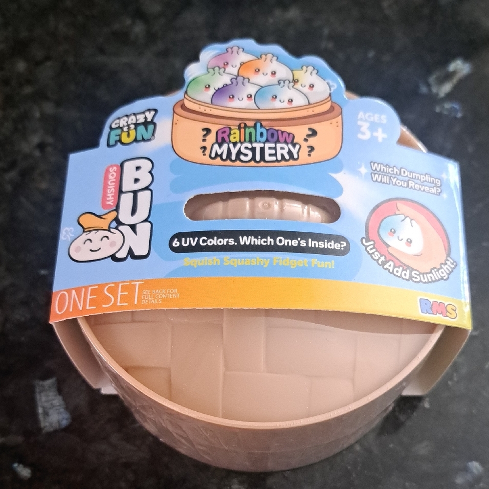 Rainbow Mystery Squishy Bun